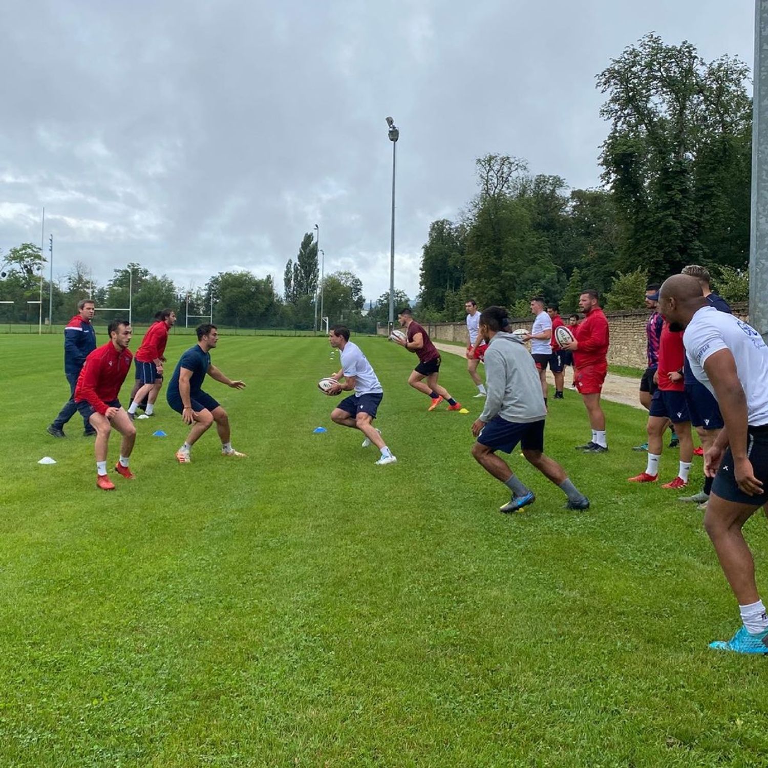 Les rugbymans du Stade Dijonnais ont repris l’entrainement ce lundi matin au stade Bourillot